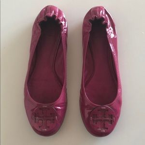 Tory Burch Reva Logo Flat Size 11